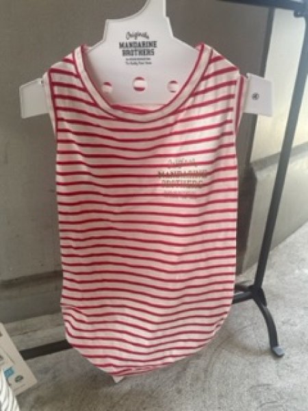 画像1: BORDER TANK  RED (1)