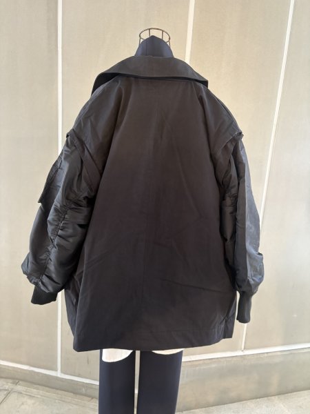 画像7: Ma-1 スリーブ  ショートトレンチコート (7)