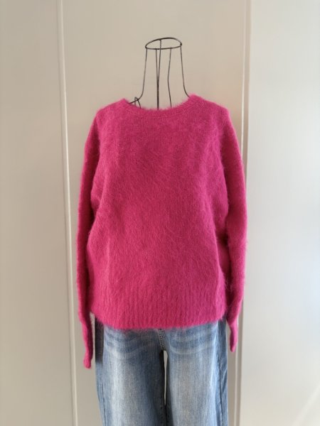 画像3: シャギー　ニット　プルオーバー (3)